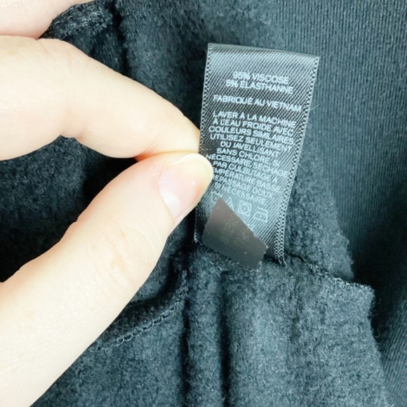 Express Women’s Black Side Lace Up Sweater Knit Tunic Dress - Picture 14 of 16